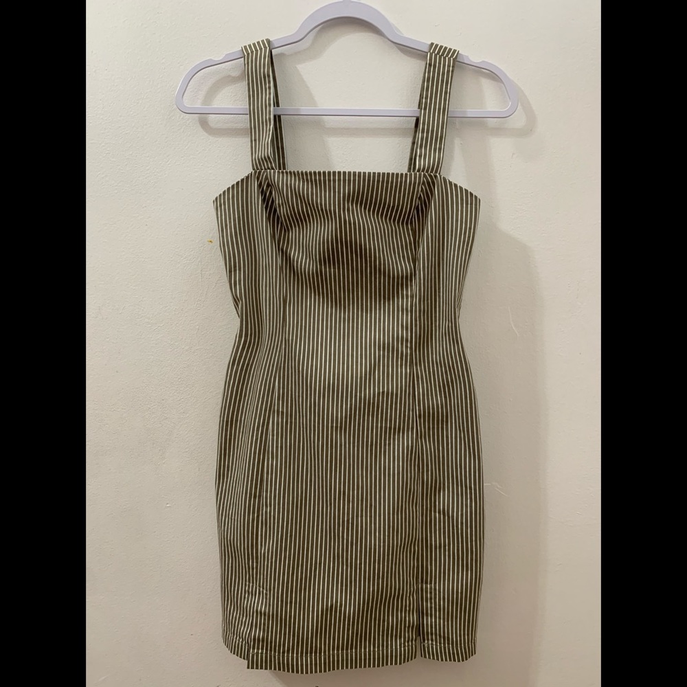 Forever 21 Pinstriped M-Slit dress